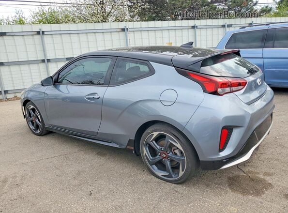 KMHTH6AB9LU031135 2020 HYUNDAI VELOSTER Gray Задня ліва чверть