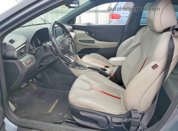 KMHTH6AB9LU031135 2020 HYUNDAI VELOSTER Gray Вид салону спереду