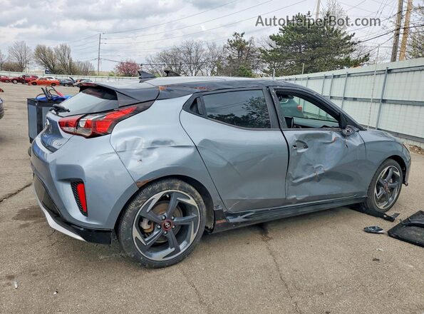 KMHTH6AB9LU031135 2020 HYUNDAI VELOSTER Gray Задня права чверть
