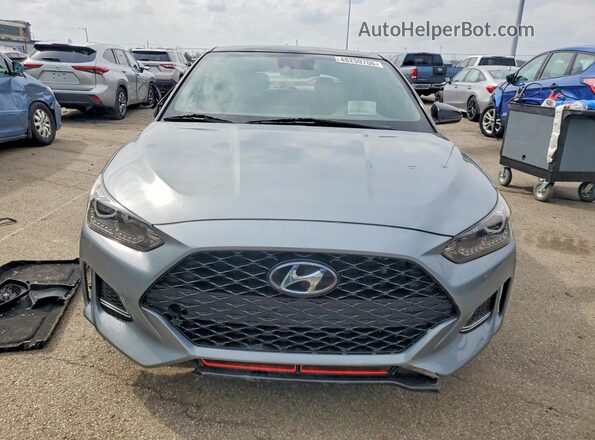 KMHTH6AB9LU031135 2020 HYUNDAI VELOSTER Gray Вид спереду