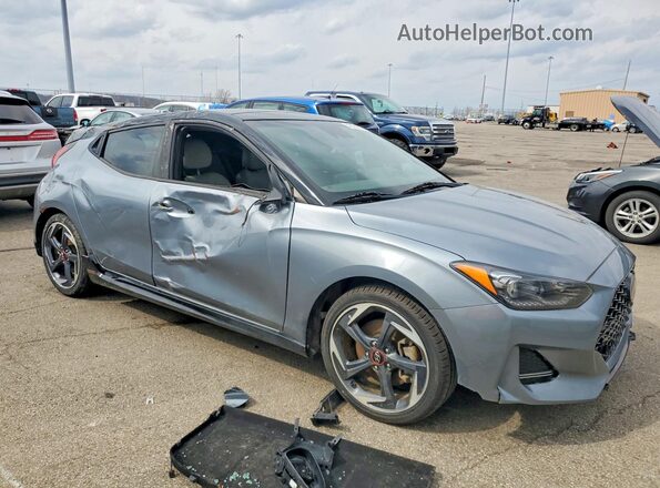 KMHTH6AB9LU031135 2020 HYUNDAI VELOSTER Gray Передня права чверть
