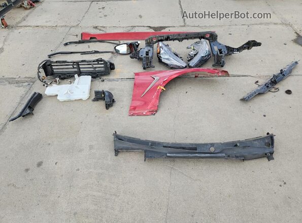 KMTG34LE1LU058069 2020 GENESIS G70 Красный Вид подкапотного пространства