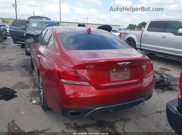 KMTG34LE9LU063259 2020 GENESIS G70 Burgundy 