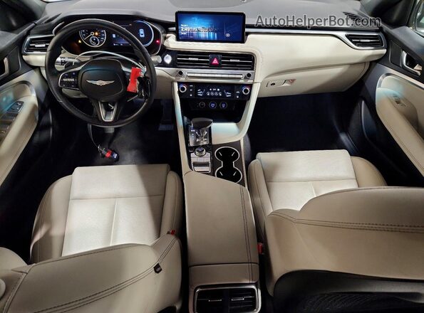 KMTG34SC7RU142616 2024 GENESIS G70 Gray Вид панелі приладів