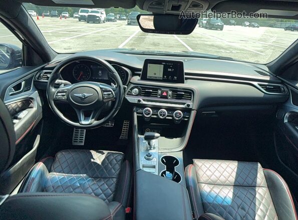 KMTG44LA5KU025617 2019 GENESIS G70 Black 