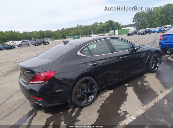 KMTG44LA7KU034657 2019 GENESIS G70 Black Rear right