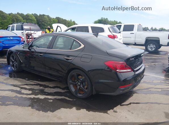 KMTG44LA7KU034657 2019 GENESIS G70 Black Rear left