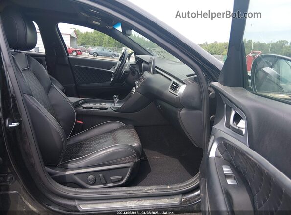 KMTG44LA7KU034657 2019 GENESIS G70 Black Front interior view