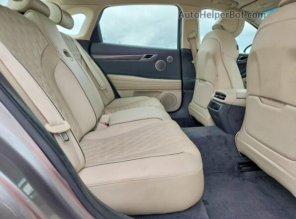 KMTGA4SC5RU217268 2024 GENESIS G80 Silver Vista de los asientos traseros