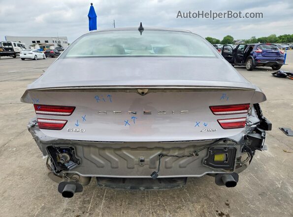 KMTGA4SC5RU217268 2024 GENESIS G80 Silver Vista trasera