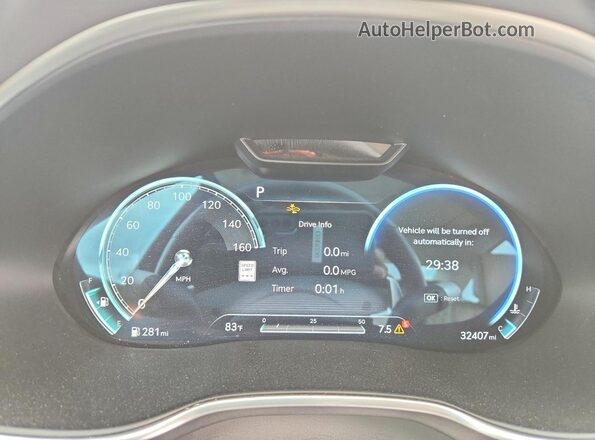 KMTGA4SC5RU217268 2024 GENESIS G80 Silver Vista del cuadro de instrumentos