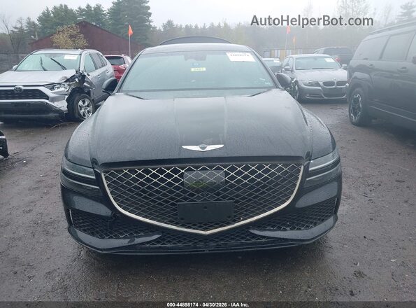 KMTGA4SC9PU150607 2023 GENESIS G80 Black Widok wnętrza z tyłu