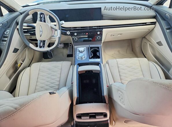 KMTGG4SD8TU314284 2026 GENESIS G80 Blue Вид панелі приладів