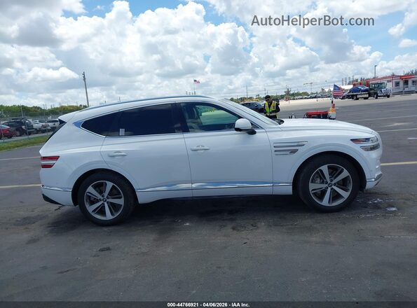 KMUHBDSB3PU102315 2023 GENESIS GV80 White Սալոնի հետևի տեսք