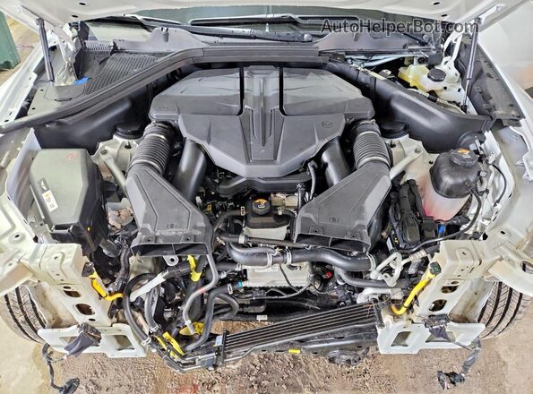 KMUHCESC4TU297220 2026 GENESIS GV80 White Vista del compartimento del motor