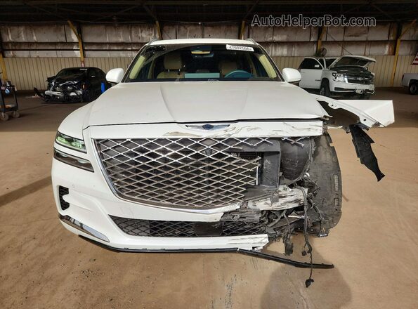 KMUHCESC5PU123971 2023 GENESIS GV80 White Front view