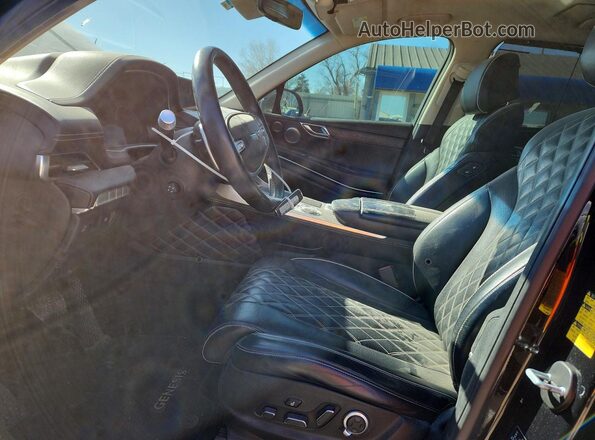 KMUHCESC8MU034326 2021 GENESIS GV80 Black Սալոնի դիմացի տեսք
