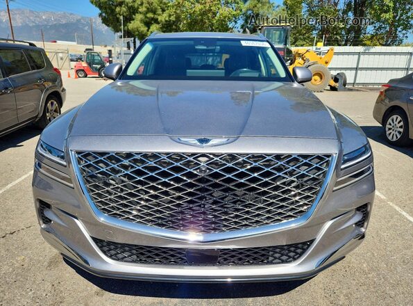 KMUHCESCXPU137882 2023 GENESIS GV80 Gray Front view