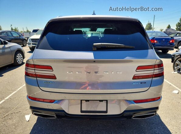 KMUHCESCXPU137882 2023 GENESIS GV80 Gray Rear view