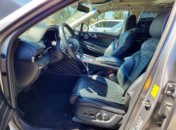 KMUHCESCXPU137882 2023 GENESIS GV80 Gray Front interior view