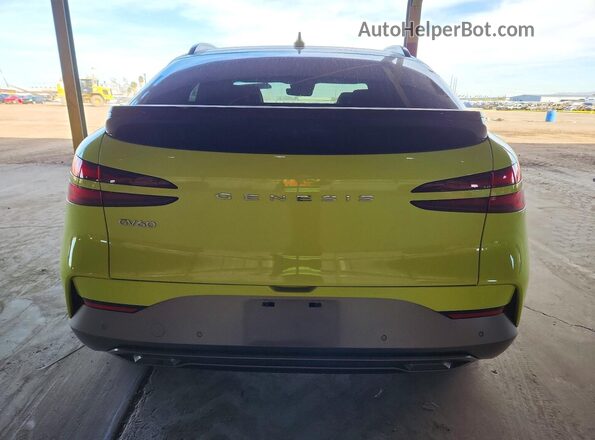 KMUKCDTC4PU014612 2023 GENESIS GV60 Yellow უკანა ხედი