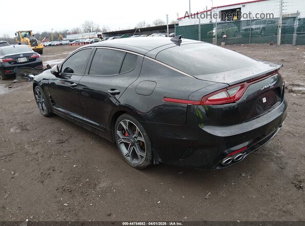 KNAE35LC0L6077434 2020 KIA STINGER Черный Задняя левая четверть
