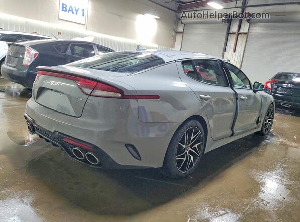 KNAE35LD4P6137424 2023 KIA STINGER Gray Задня права чверть