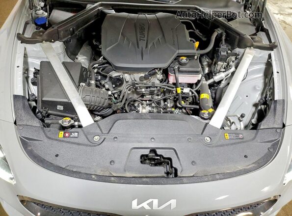 KNAE35LD4P6137424 2023 KIA STINGER Gray Вид задньої частини салону