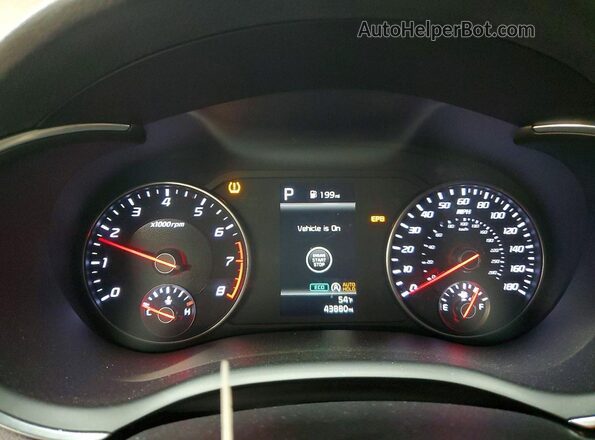 KNAE35LD4P6137424 2023 KIA STINGER Gray Вид щитка приладів