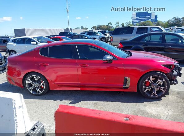 KNAE55LC2J6019963 2018 KIA STINGER Red 