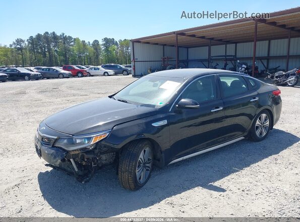 KNAGU4LE5H5009807 2017 KIA OPTIMA HYBRID Black Przód lewy
