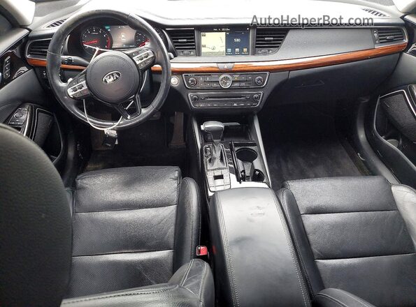KNALC4J11H5072159 2017 KIA CADENZA White Вид панелі приладів