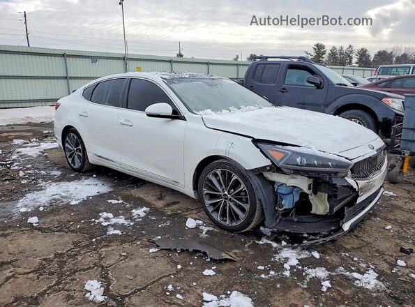KNALC4J11H5072159 2017 KIA CADENZA White Передня права чверть