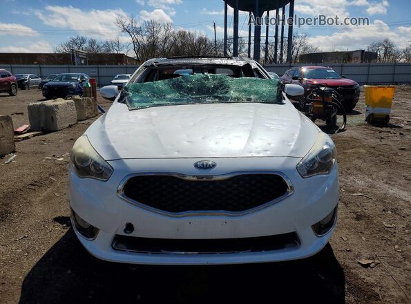 KNALN4D70G5217992 2016 KIA CADENZA White Widok z przodu