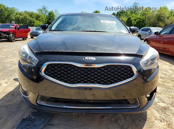 KNALN4D71G5217841 2016 KIA CADENZA Black Widok z przodu