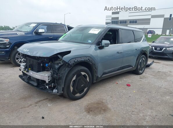 KNDADFS54R6042234 2024 KIA EV9 Light Blue Передня ліва чверть