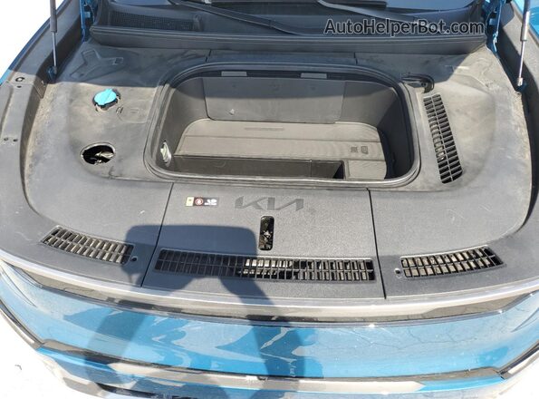 KNDADFS5XR6028905 2024 KIA EV9 Blue Widok komory silnika