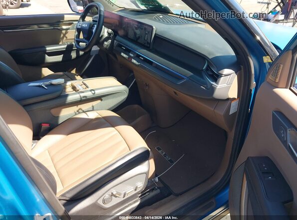 KNDAEFS59R6021148 2024 KIA EV9 Blue Вид салону спереду