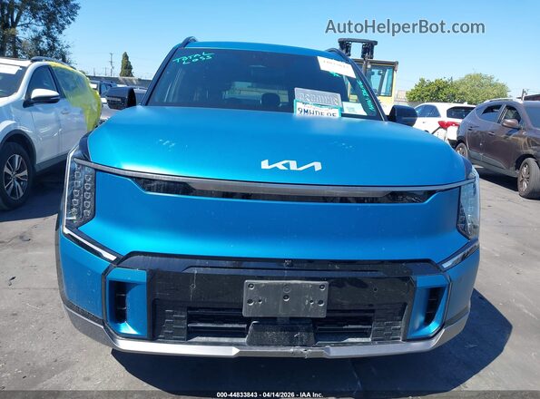 KNDAEFS59R6021148 2024 KIA EV9 Blue Вид задньої частини салону