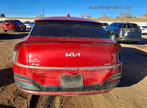 KNDC4DLC2R5221453 2024 KIA EV6 Red Rear view