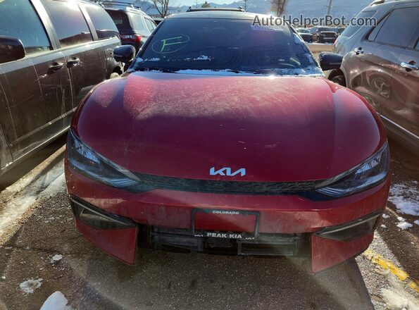 KNDC4DLC2R5221453 2024 KIA EV6 Red Front view