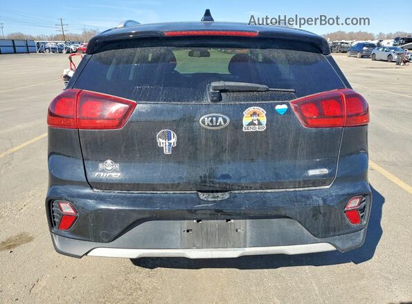 KNDCB3LC4L5374472 2020 KIA NIRO Black Հետևի տեսք