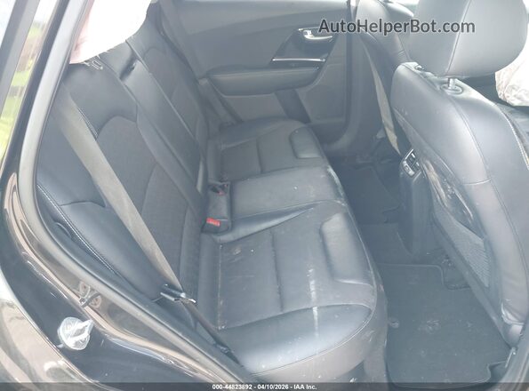 KNDCC3LC2H5056256 2017 KIA NIRO Black Vista de la etiqueta del VIN