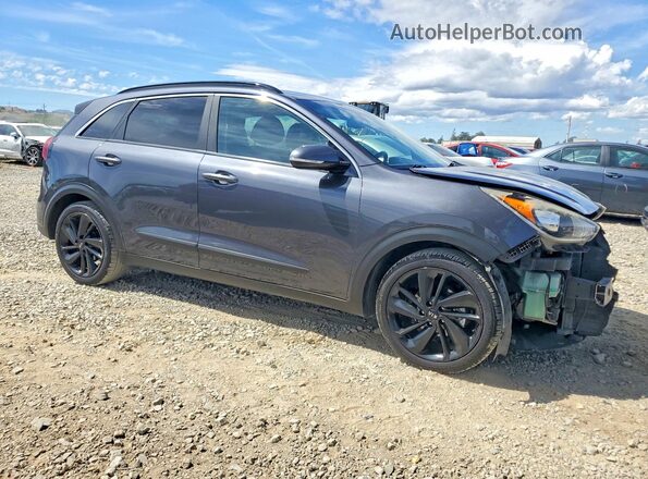 KNDCC3LC7J5150154 2018 KIA NIRO Gray Przód prawy