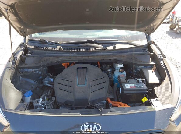 KNDCC3LG3M5098514 2021 KIA NIRO EV Gray უკანა ხედი