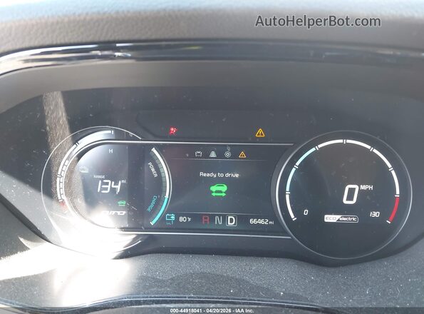 KNDCC3LG3M5098514 2021 KIA NIRO EV Gray უკანა სავარძლების ხედი