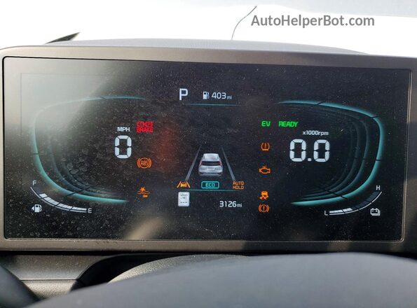 KNDCP3LE2T5332546 2026 KIA NIRO Gray Սարքավորումների վահանակի տեսք