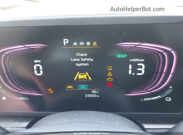 KNDCP3LE7R5189134 2024 KIA NIRO Gray უკანა სავარძლების ხედი