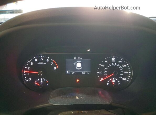 KNDJ23AUXM7767904 2021 KIA SOUL Red Instrument cluster view