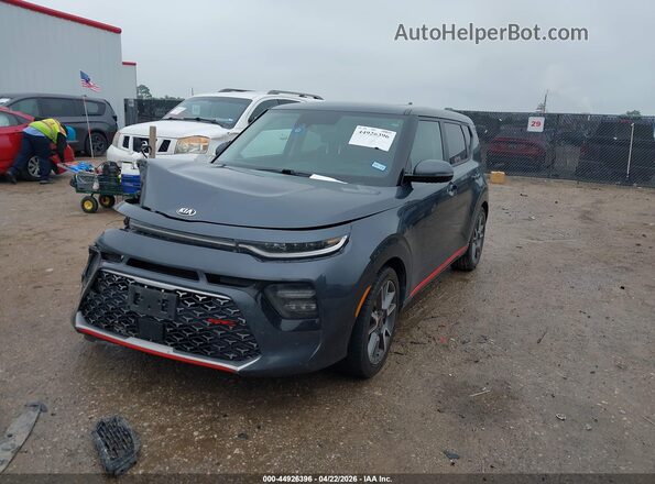 KNDJ53AF2L7009451 2020 KIA SOUL Gray Առջևի ձախ երեք քառորդ տեսարան